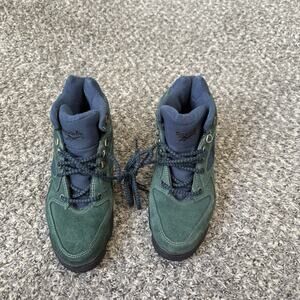 Vintage Reebok Boots 9.5 RA405KRI Hexalite Hiking Camping Green Suede Leather